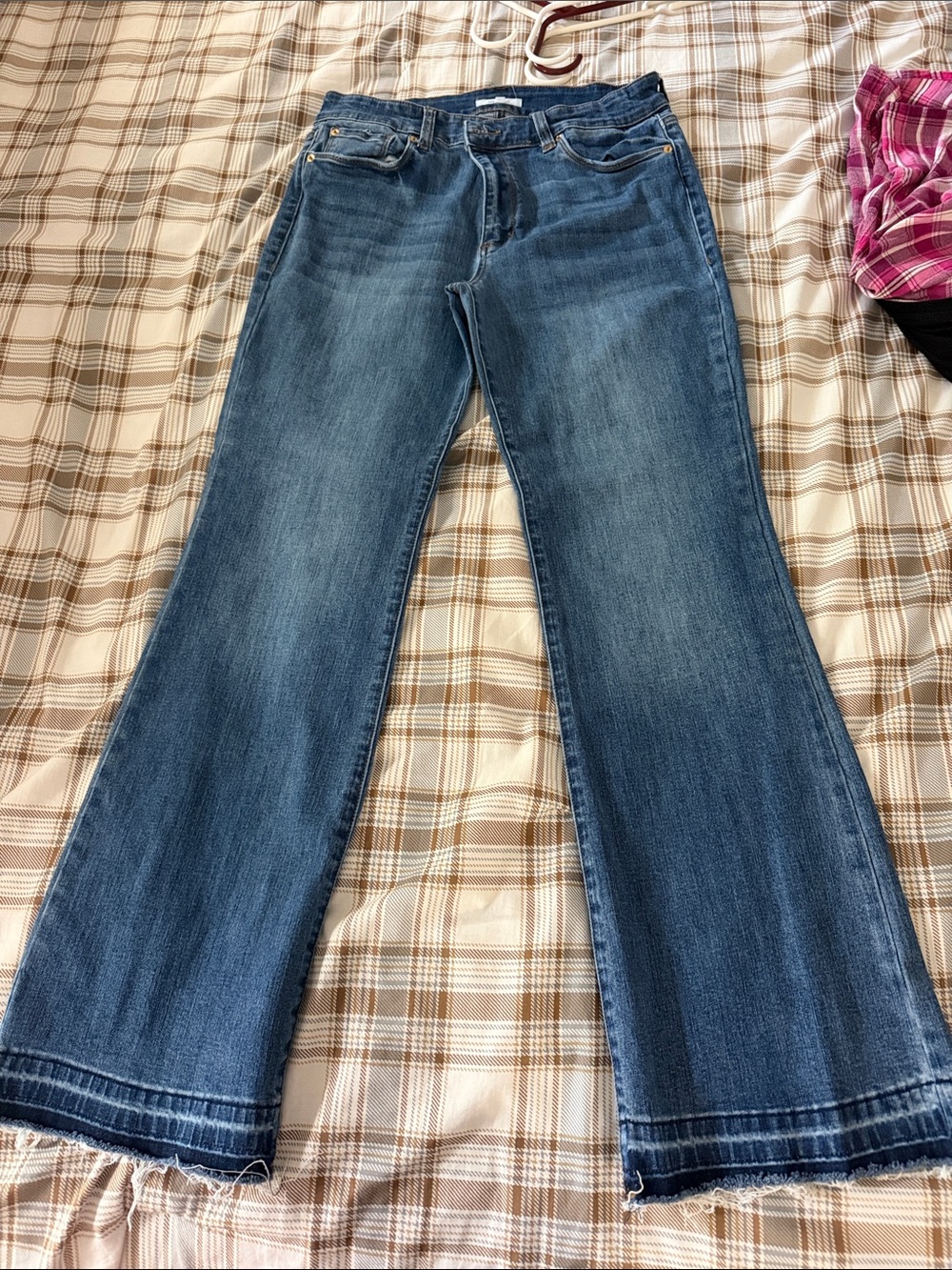 STS Blue Women's Flared Jeans in Mid Blue Wash